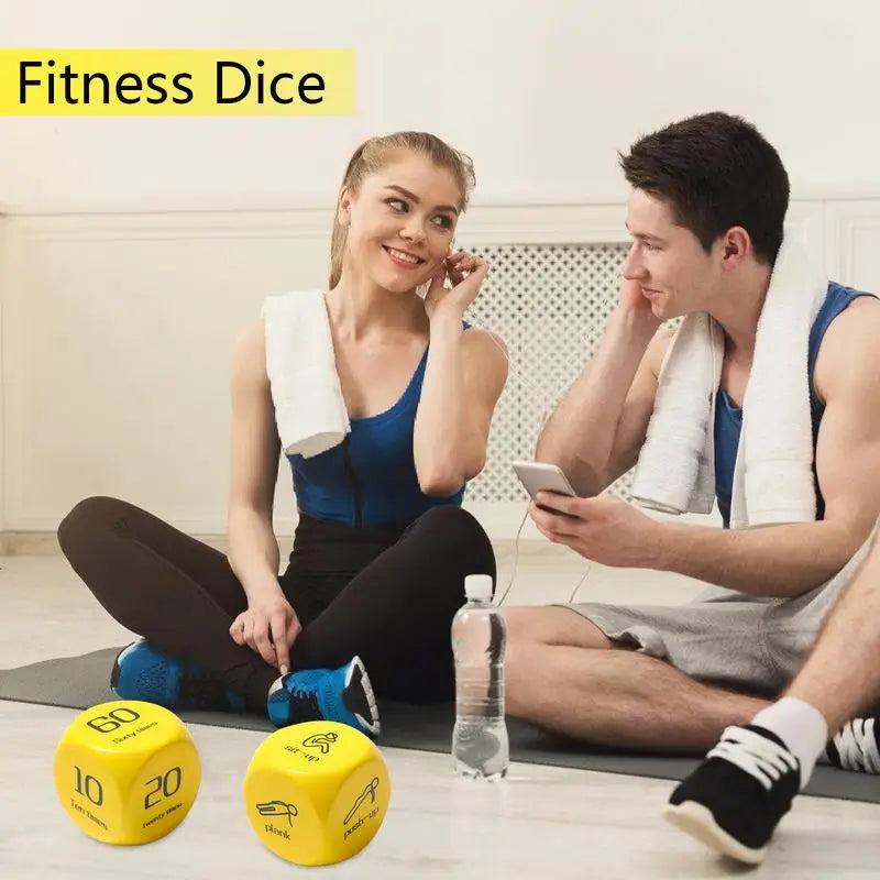 2pcs Fitness Dice